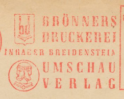 Meter Cover Germany 1956 Janus - Book - Mythology