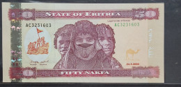 Eritrea  50 Nakfa 2004. UNC - Eritrea