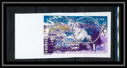 France N°1908 Accélérateur Européen De Particules 1976 Cern Suisse Synchrotron Non Dentelé ** MNH (Imperf) Cote 50 - Atomo