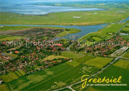 Greetsiel Fliegeraufnahme - Krummhörn