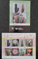 ARGENTINA - AÑO 2023 - MERCOSUR SUCULENTAS CACTUS - Miniplego Con 8 Sellos Mas Síntesis Correo Argentino - MNH - Ongebruikt