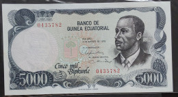 Equatorial Guinea  5000  Bipkwele. 1979   Pick 17  UNC - Guinée Equatoriale