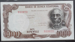 Equatorial Guinea  1000  Bipkwele . 1979  Pick 16. UNC - Guinée Equatoriale