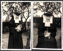 Lot 2 Foto's Zus Met Katje (Gevaert - Putte 11.08.1952) - Gistel