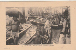***  DAHOMEY ***   DAHOMEY  PORTO NOVO  Quartier Lagunaire   Neuve  TTBE - Dahomey
