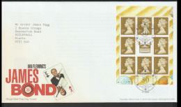 Great Britain FDC 2008 James Bond Booklet Pane. Postal Weight 0,04 Kg. Please Read Sales Conditions Under Image Of Lot ( - 2001-2010 Decimal Issues