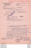 Oberfinanzpräsident PRESIDENT EN CHEF DES FINANCES BUREAU DE CHANGE BERLIN 1937 AVEC CACHET DU REICH - 1900 – 1949