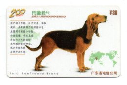 CHIEN Dog Animal Télécarte Magnétique Chine China Phonecard  (YW 725) - Cani