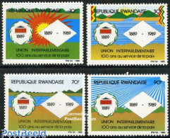 Rwanda 1989 Interparl. Union 4v, Mint NH - Autres & Non Classés