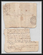 40168 Riom Auvergne Devaux N°298 Indice 5 1721 Lettre Document Très Ancien 18ème Siècle - Cachets Généralité