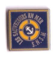 X11 Pin's SNSM Sauveteurs En Mer Ancre Marine Qualité Arthus Signé Decat Achat Immédiat - Boten