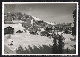 AK Arosa, Ortsansicht Mit Dem Hotel Metropol Im Winter - Arosa