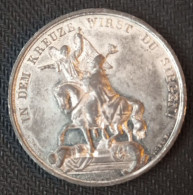 1855  GERMANI.900th Anniversary Of The Victory At Augsburg. Zinc Medal, Condition - Great! - Royal/Of Nobility