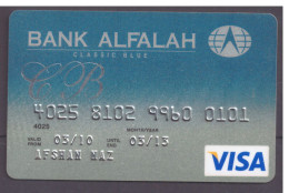 USED COLLECTABLE CARD BANK ALFALAH  VISA CARD  (19) - Credit Cards (Exp. Date Min. 10 Years)