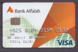 USED COLLECTABLE CARD BANK ALFALAH  VISA CARD  (19) - Credit Cards (Exp. Date Min. 10 Years)