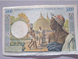 Billet Rare Afrique De Ouest  1950  Mille Francs 1000   (j) - Madagascar
