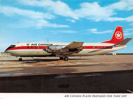 Air Canada Plane Prepares For Take Off  Vickers Vanguard At Windsor Airport Canada (2scans) N° 44 \MO7013 - Windsor