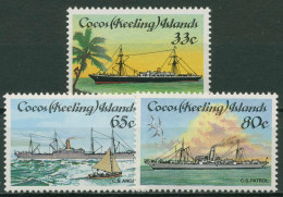 Kokos-Inseln 1985 Schiffe Kabelleger 134/36 Postfrisch - Cocos (Keeling) Islands