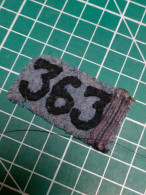 363 EME RI PATTE DE COL BLEU HORIZON, 14/18 WW1 - Uniforms