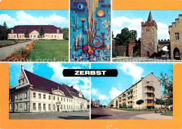 Zerbst Stadthalle Relief Am Hochhaus Heidetor Max Sens Oberschule Rat Des Kreise - Zerbst