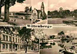 Wittenberge Prignitz Rathaus Bahnstrasse HOG Stadt Frankfurt Hafen Wasserturm - Wittenberge