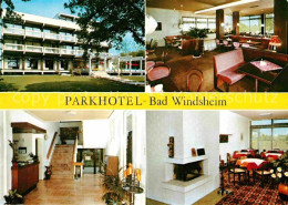 Bad Windsheim Parkhotel Gaststube Treppenaufgang Kaminzimmer - Bad Windsheim
