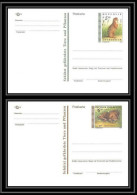 2088/ Autriche (Austria) Lot De 2 Stationery Carte Postale (postcard) Animaux Animals Herissons - Autres & Non Classés