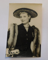 Anna Neagle - English Actress Dancer & Singer - Signature , Autogram , Autograph - Actors & Comedians