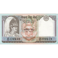 Népal, 10 Rupees, SUP - Nepal