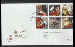 Great Britain FDC 2005 Trooping The Colour - Wrapped In Plastic. Postal Weight 0,04 Kg. Please Read Sales Conditions Und - 2001-2010 Decimal Issues
