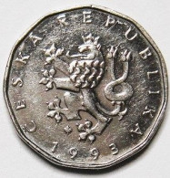 Pièce De Monnaie  2 Korun   1993 - Tsjechië