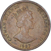 Monnaie, Îles Caïmans, Cent, 1987 - Iles Caïmans