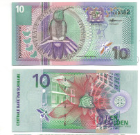 + 10 GULDEN 2000 + SUPERBE + - Suriname