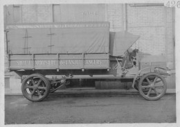 49 - ANGERS - SOCIETE ARDOISIERE De L' ANJOU - CAMION ARIES - PHOTOGRAPHIE  ARIES - ANNEES 1930 - (13x18cm) - CACHET SEC - Trucks, Vans &  Lorries