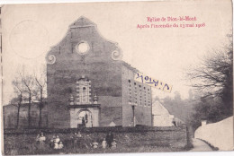 Dion-le-Mont : Eglise Apres L'incidie Du 13 Mai 1908  (  Scans ) - Chaumont-Gistoux