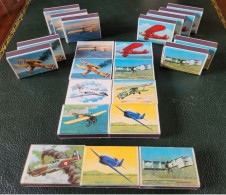 Lot De 22 Boites D'allumettes "  Les Avions " - Boites D'allumettes