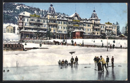 AK Adelboden, Grand Hotel Im Winter - Adelboden