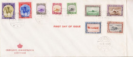 1945. GRØNLAND. New York Issue. Complete Set Of 9 Beautiful Stamps On Official FDC IVIGTUT 1... (Michel 8-16) - JF557022 - Brieven En Documenten