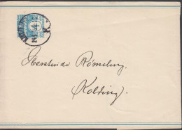1915. DANMARK. 4 øre Wrapper To Oberstinde Römeling, Kolding Cancelled KJøBENHAVN 24.9.15.  - JF600028 - Covers & Documents