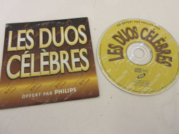 CD MUSIQUE Les DUOS CELEBRES HALLIDAY CARMEL SOMERVILLE Diana ROSS Marvin GAYE - Compilaties