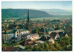 CPSM / CPM 10.5 X 15 Bas- Rhin MUTZIG Vue Générale L'Eglise Saint-Maurice Et L'Hôtel De Ville - Mutzig