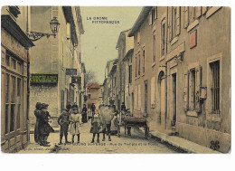 Drome - BOURG De PEAGE - Rue Du Temple Et La Poste - Bourg-de-Péage