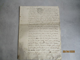 LIMOGES CACHET GENERALITE MANUSCRIT 1782 - Cachets Généralité
