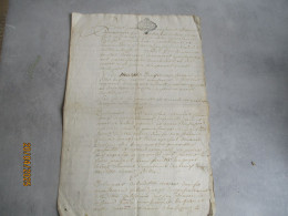 ROUEN 3   SOLS CACHET GENERALITE MANUSCRIT CONTRAT MARIAGE 1763 - Cachets Généralité