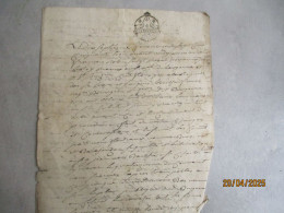 BORDEAUX 2   SOLS CACHET GENERALITE MANUSCRIT  1765 - Cachets Généralité