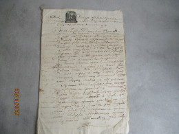 TOURS GENIDE UN SOL CACHET GENERALITE MANUSCRIT  1685 - Cachets Généralité