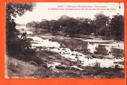 27951 /  OUEME Dahomey Afrique Occidentale A.O.F (•◡•) Aux Basses Eaux Pont Chemin De Fer 1905s ◉ FORTIER 3067 - Dahomey
