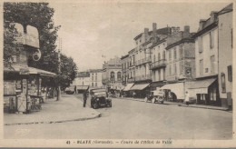 33 BLAYE COURS DE L HOTEL DE VILLE CPA BON ETAT - Blaye