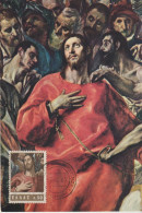 Carte-Maximum GRECE, N°Yvert 848  (Le Greco- La Spoliation Du Christ) Obl 1.10.65 - Maximumkarten (MC)