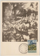 Carte-Maximum GRECE, N°Yvert 852  (Le Greco- Orage Sur Tolède) Obl 6.3.65 - Maximumkarten (MC)